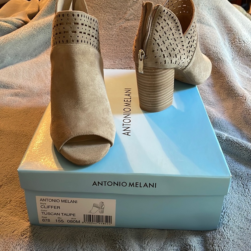 Suede booties